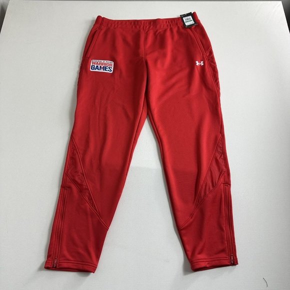 Under Armour Command Warm Up Womens Jogger Track‎ Pants Warrior Games Size Large - Picture 1 of 7